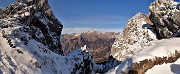 67 Vista sulla conca di Oltre il Colle dal canale della Ferrata Maurizio